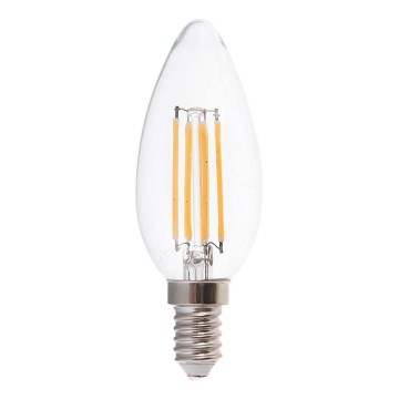 LED Žárovka FILAMENT E14/4W/230V 6500K