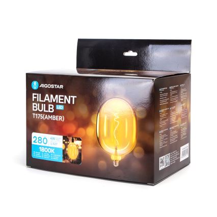 LED Žárovka FILAMENT E27/4W/230V 1800K - Aigostar