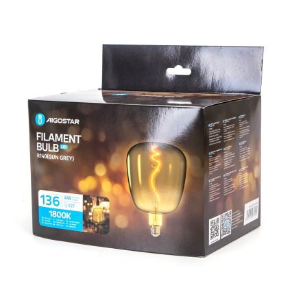 LED Žárovka FILAMENT E27/4W/230V 1800K - Aigostar