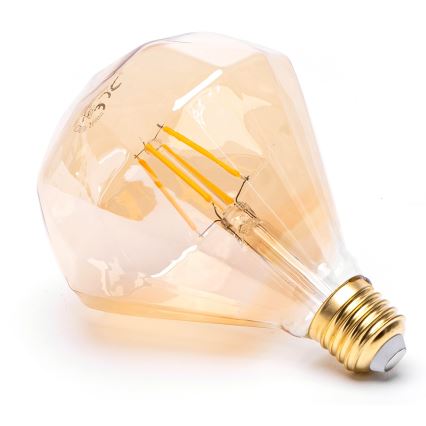 LED Žárovka FILAMENT E27/4W/230V 1800K diamant - Aigostar