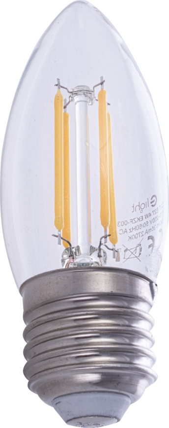 LED Žárovka FILAMENT E27/4W/230V 2700K