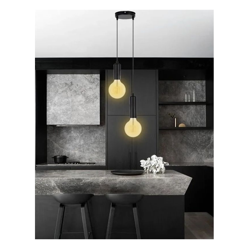 LED Žárovka BÍLÝ FILAMENT G125 E27/13W/230V 3000K