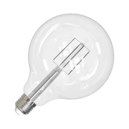 LED Žárovka BÍLÝ FILAMENT G125 E27/13W/230V 3000K