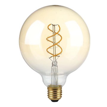 LED Žárovka FILAMENT G125 E27/4,8W/230V 1800K