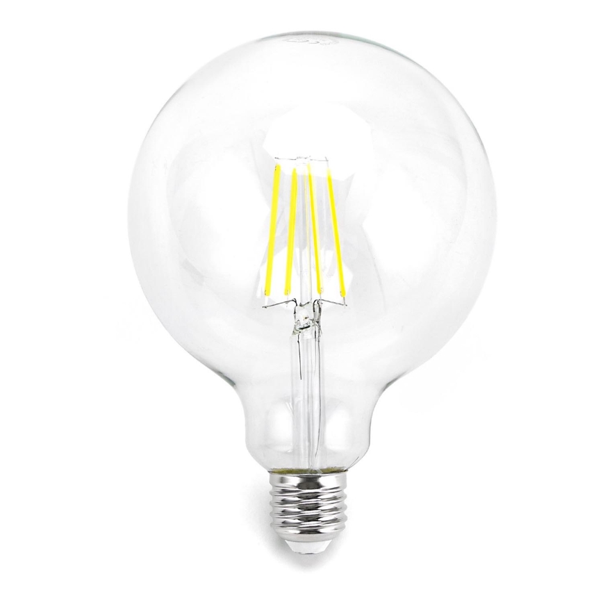 LED Žárovka FILAMENT G125 E27/8W/230V 6500K - Aigostar