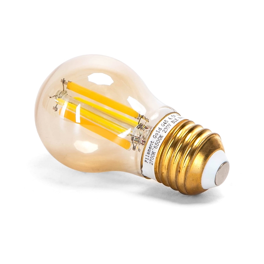 LED Stmívatelná žárovka FILAMENT MESH Smart G45 E27/4,5W/230V 2700-6500K - Aigostar
