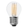 LED Žárovka FILAMENT G45 E27/6W/230V 6500K