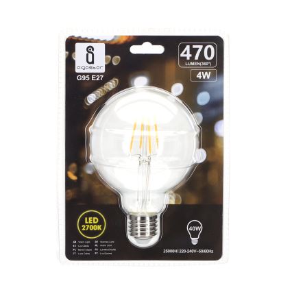 LED Žárovka FILAMENT G95 E27/4W/230V 2700K - Aigostar