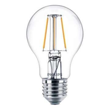 LED Žárovka FILAMENT Philips E27/4,3W/230V 4000K
