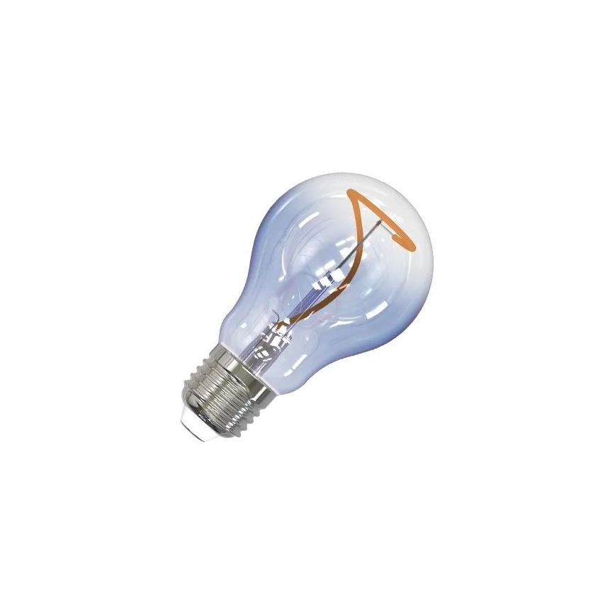 LED Žárovka FILAMENT SHAPE A60 E27/4W/230V 1800K modrá