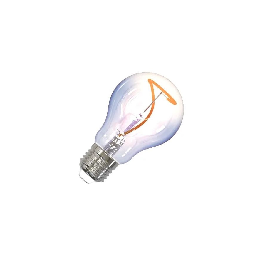LED Žárovka FILAMENT SHAPE A60 E27/4W/230V 1800K modrá