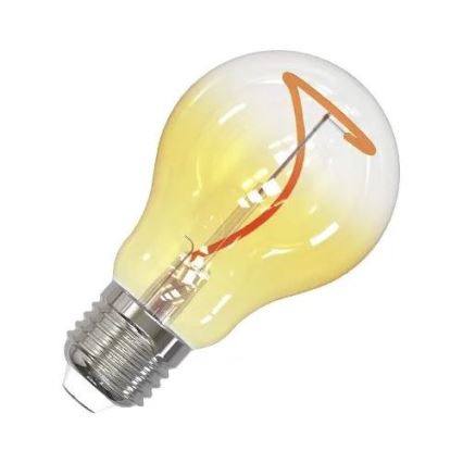 LED Žárovka FILAMENT SHAPE A60 E27/4W/230V 1800K žlutá