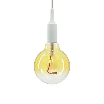 LED Žárovka FILAMENT SHAPE G95 E27/4W/230V 1800K žlutá