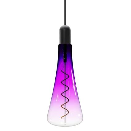 LED Žárovka FILAMENT SHAPE T110 E27/5W/230V 1800K fialová