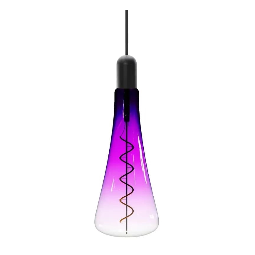 LED Žárovka FILAMENT SHAPE T110 E27/5W/230V 1800K fialová