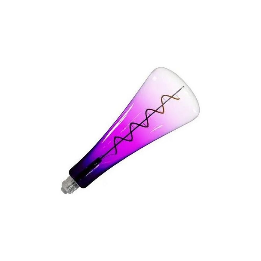 LED Žárovka FILAMENT SHAPE T110 E27/5W/230V 1800K fialová