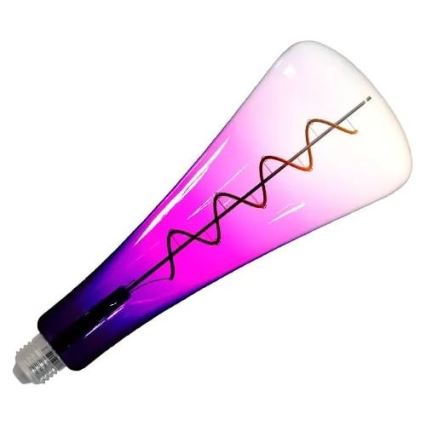 LED Žárovka FILAMENT SHAPE T110 E27/5W/230V 1800K fialová