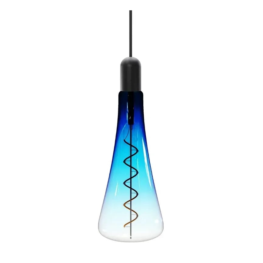 LED Žárovka FILAMENT SHAPE T110 E27/5W/230V 1800K modrá