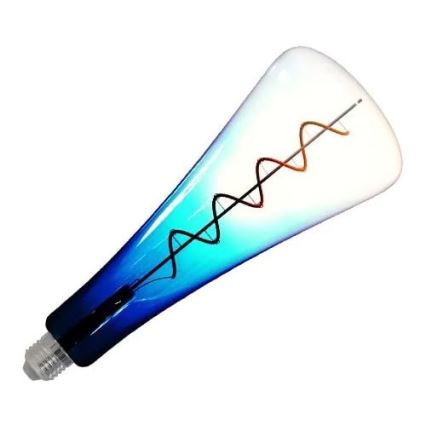 LED Žárovka FILAMENT SHAPE T110 E27/5W/230V 1800K modrá