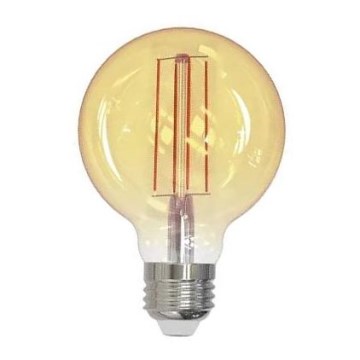 LED Žárovka FILAMENT SLIM VINTAGE G80 E27/4,5W/230V 1800K