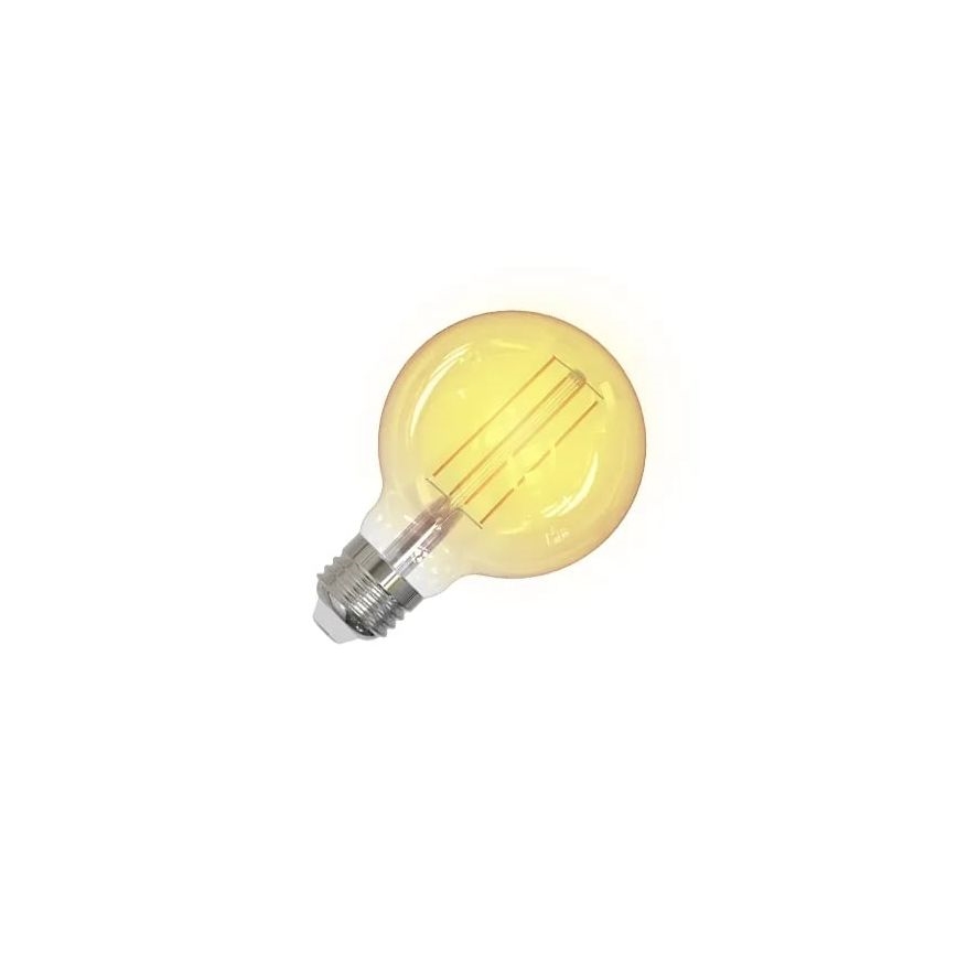 LED Žárovka FILAMENT SLIM VINTAGE G80 E27/4,5W/230V 1800K