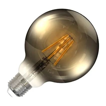 LED Žárovka FILAMENT SMOKE G95 E27/4W/230V 2000K