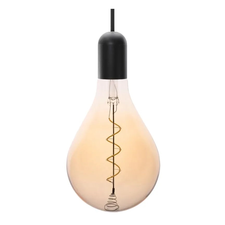 LED Žárovka FILAMENT SPIRAL VINTAGE A165 E27/4W/230V 2000K
