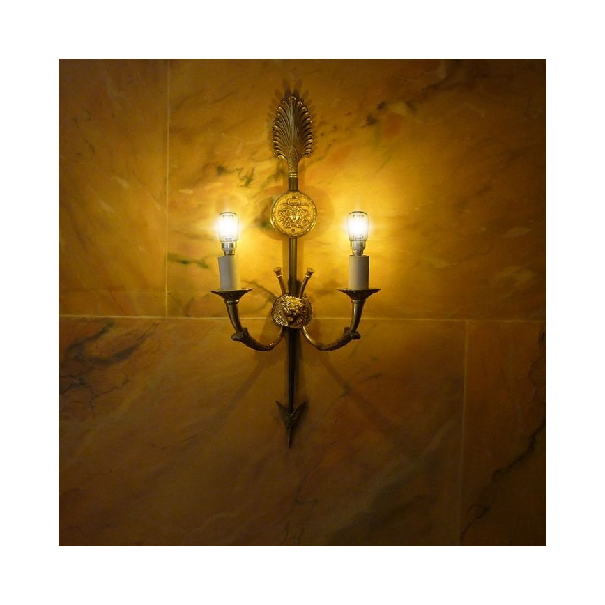 LED Žárovka FILAMENT ST26 E14/2W/230V 3000K