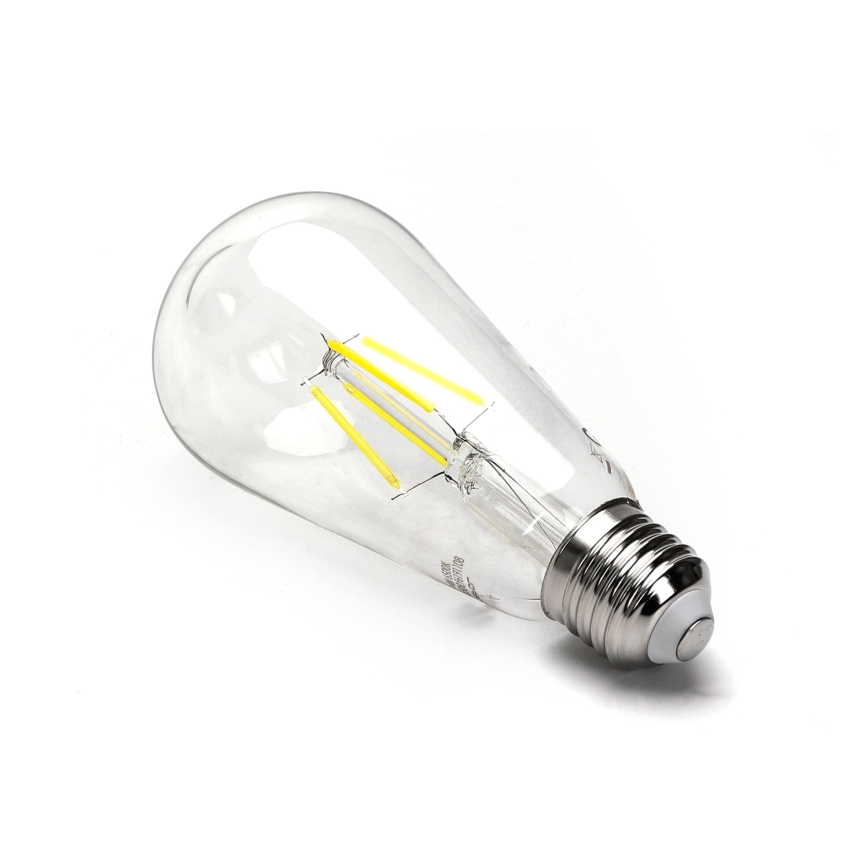 LED Žárovka FILAMENT ST64 E27/6W/230V 6500K - Aigostar