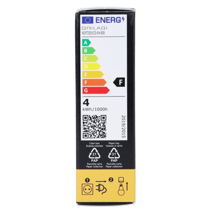 LED Žárovka FILAMENT T25 E14/4W/230V 3000K - BRILAGI