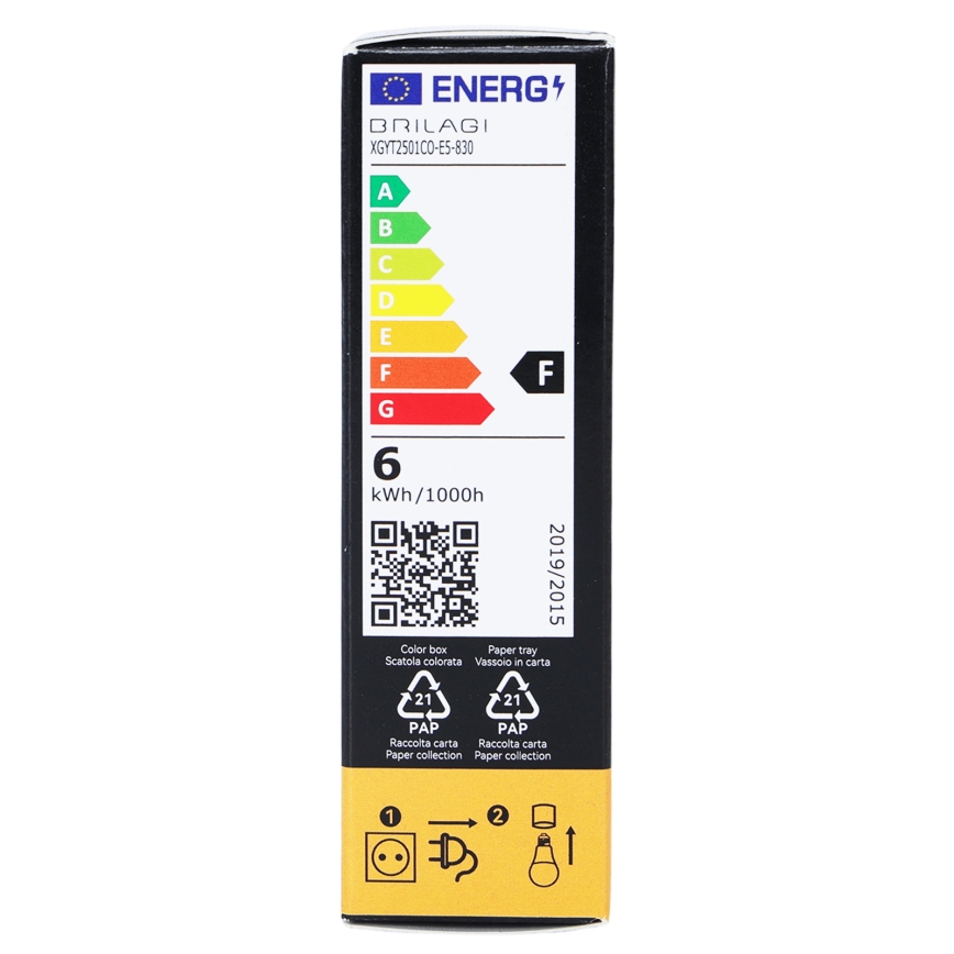 LED Žárovka FILAMENT T25 E14/6W/230V 3000K - BRILAGI