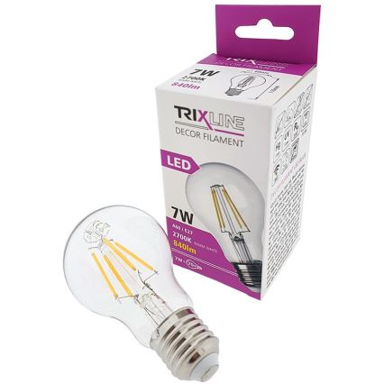 LED Žárovka FILAMENT VINTAGE A60 E27/7W/230V 2700K