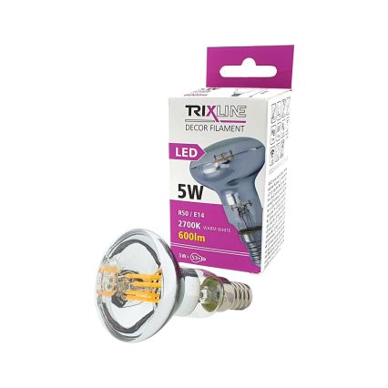 LED Žárovka FILAMENT VINTAGE E14/5W/230V 2700K