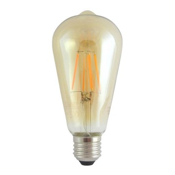 LED Žárovka FILAMENT VINTAGE E27/8W/230V 2000K
