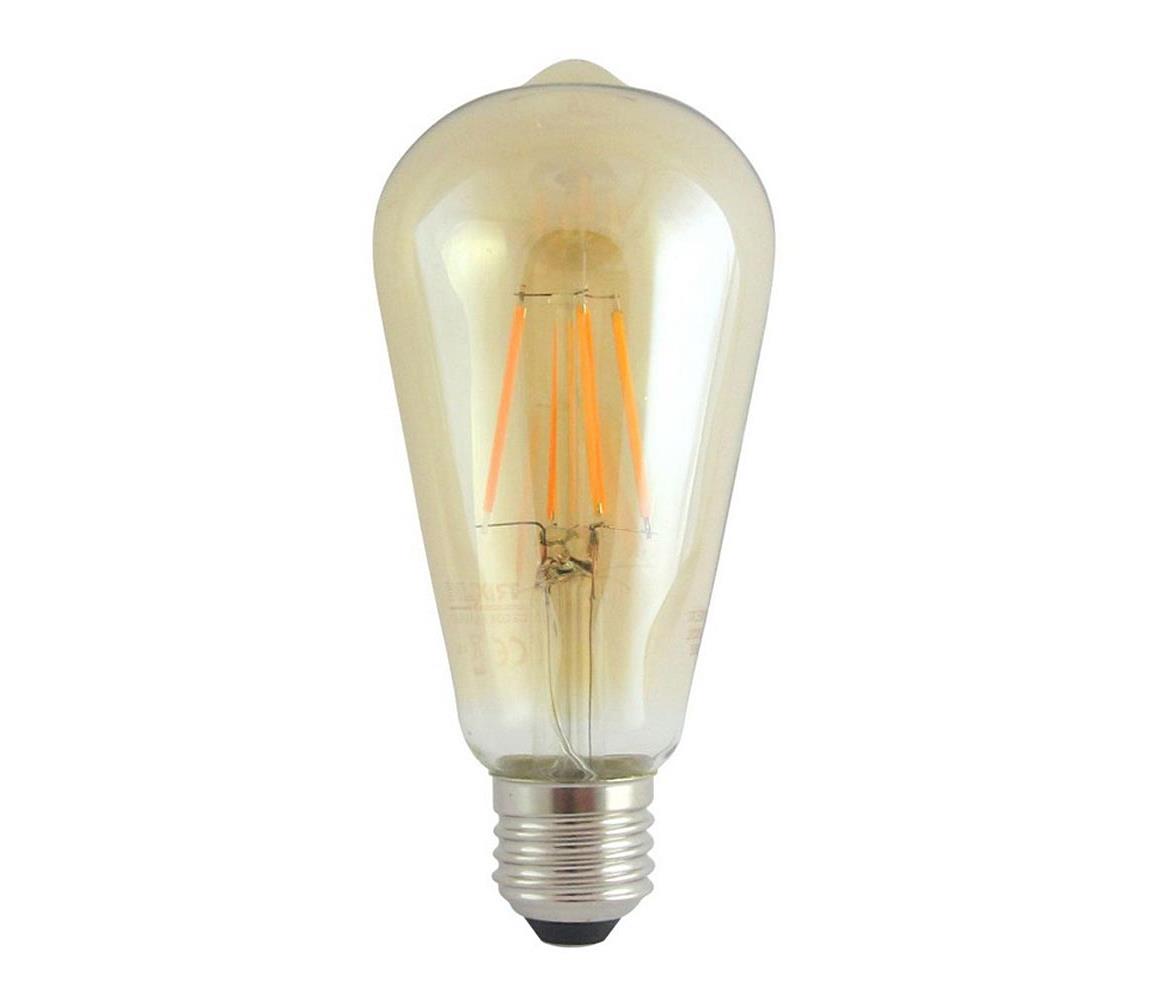 Baterie centrum LED Žárovka FILAMENT VINTAGE E27/8W/230V 2000K BC0257