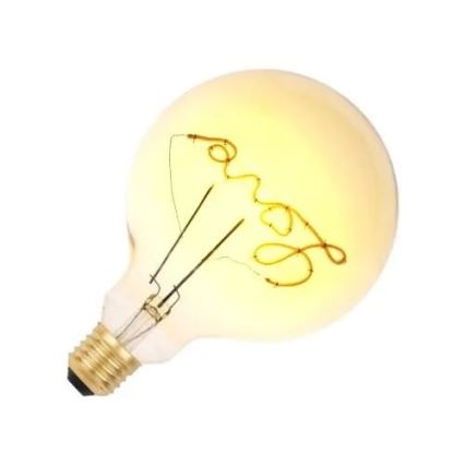 LED Žárovka FILAMENT VINTAGE LOVE G125 E27/2W/230V 2000K
