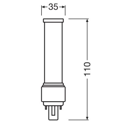 LED Žárovka G24d-1/5W/230V 3000K - Osram