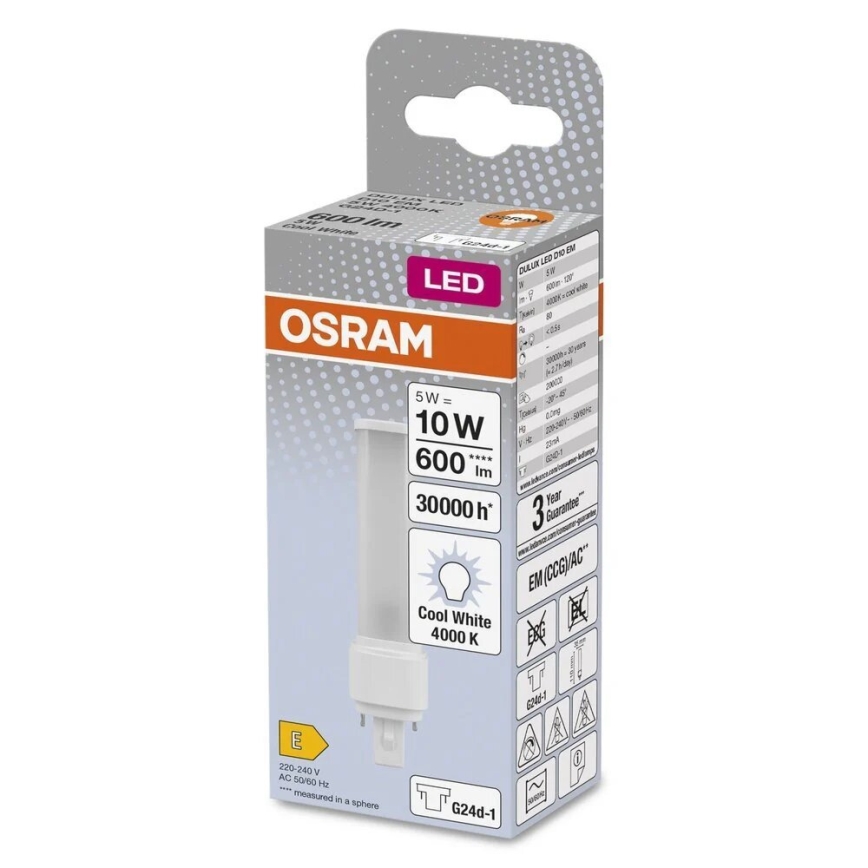 LED Žárovka G24d-1/5W/230V 4000K - Osram