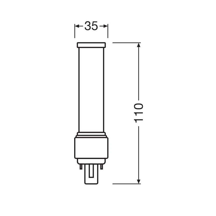 LED Žárovka G24d-1/5W/230V 4000K - Osram
