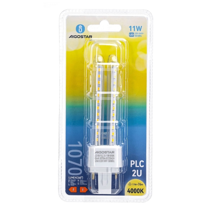 LED Žárovka G24D-3/11W/230V 4000K - Aigostar