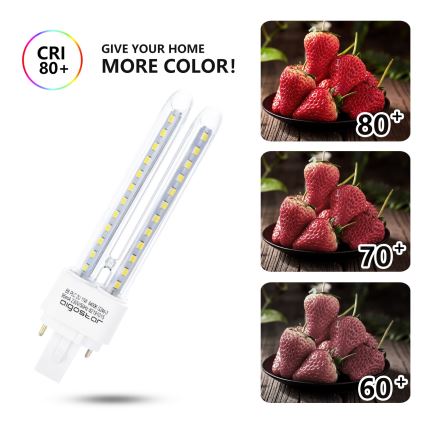 LED Žárovka G24D-3/11W/230V 6500K - Aigostar
