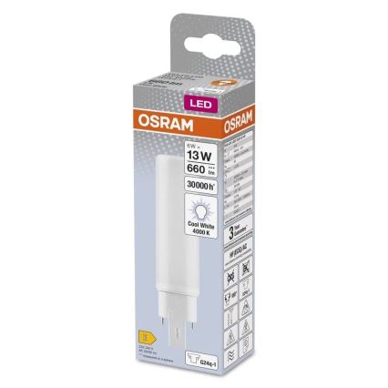 LED Žárovka G24q-1/6W/230V 4000K - Osram