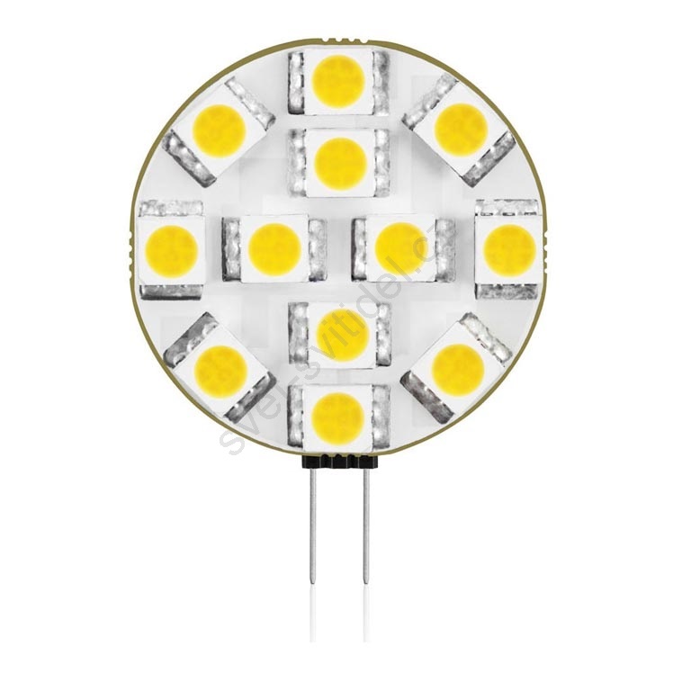 LED Žárovka G4/2,5W/12V 12xLED SMD 3000K | Svět svítidel