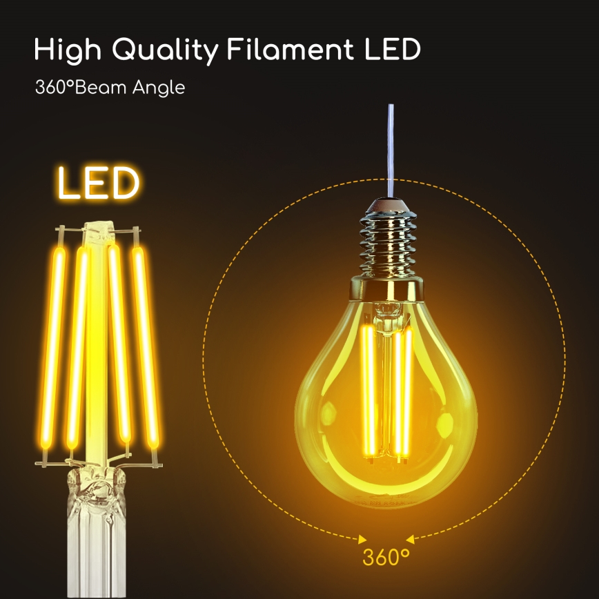 LED Žárovka G45 E14/4W/230V 2700K - Aigostar