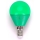 LED Žárovka G45 E14/4W/230V zelená - Aigostar