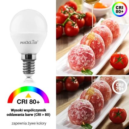 LED Žárovka G45 E14/7W/230V 4000K