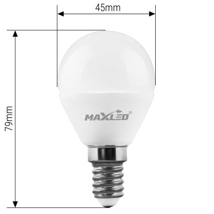 LED Žárovka G45 E14/7W/230V 4000K