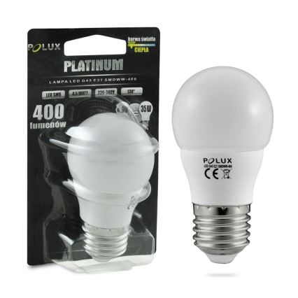LED žárovka G45 E27/4,9W/230V