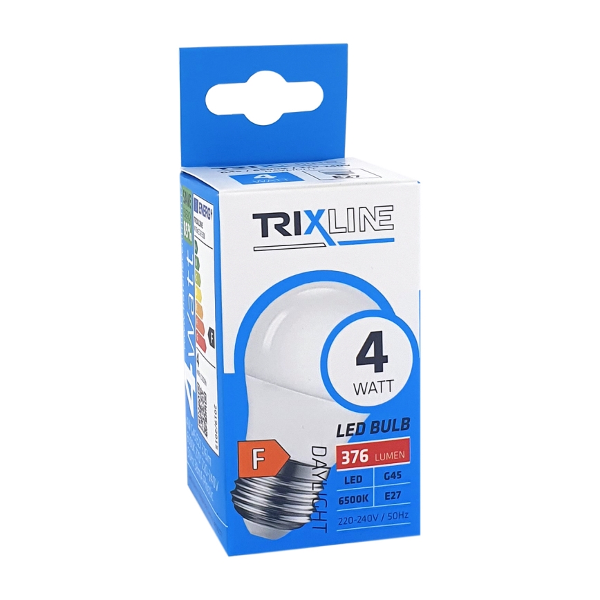 LED Žárovka G45 E27/4W/230V 6500K