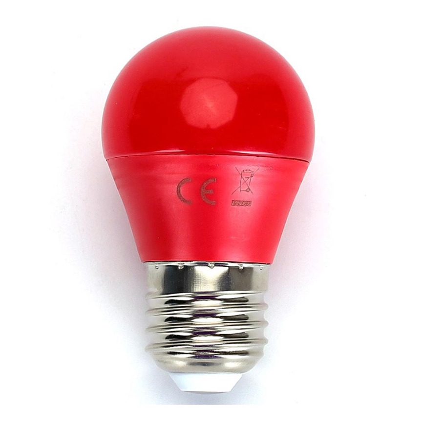 LED Žárovka G45 E27/4W/230V červená - Aigostar